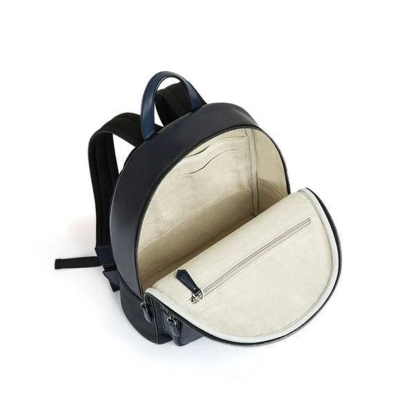 Handmade Genuine Cow Leather Men’s Backpack - Solid Business Bag for 15-Inch Laptops and iPads - Image 7
