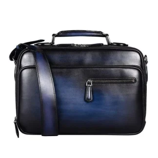 Saigon-Leather Handcrafted Patina Men's Clutch Product Description B527