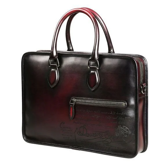 Saigon-Leather Elite Handcrafted Leather Briefcase B353 - Image 3