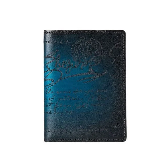 Handmade Patina Genuine Leather Passport Covers Holder Bank Card Holder - Image 5