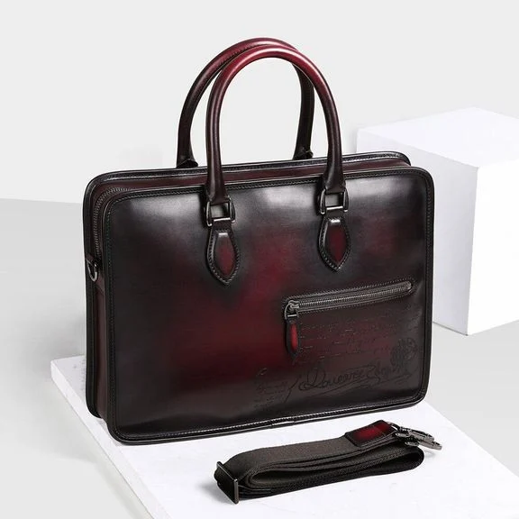 Saigon-Leather Elite Handcrafted Leather Briefcase B353 - Image 6