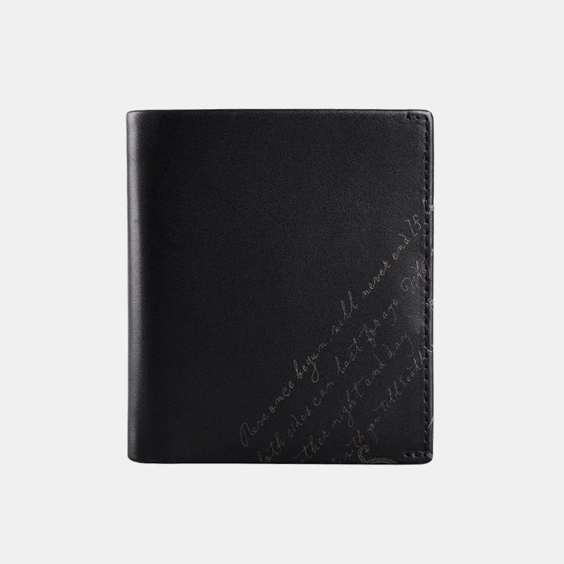 Saigon-Leather Handcrafted Patina Engraved Leather Wallet W721 - Image 11