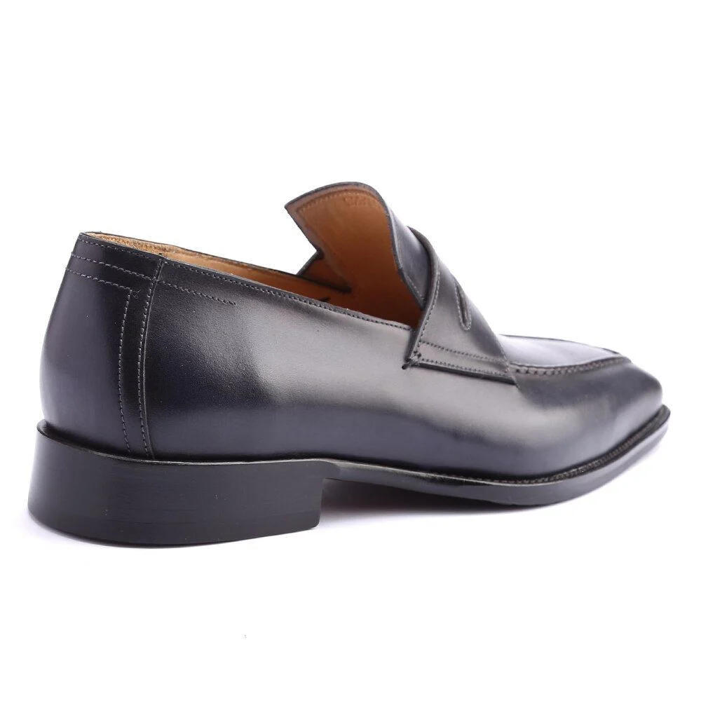 Men's Luxury Genuine Leather Loafers – Vintage Retro Dress Shoes for Formal Business, Parties, and Weddings - Image 4