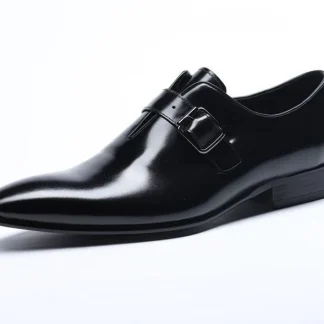 Sipriks Men Shoes Leather Summer Dark Brown Casual Leather Shoes Luxury Brand Wedding Single Monk Strap Sneakers Designers