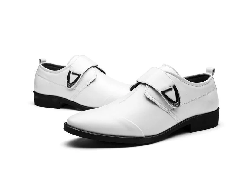 Men's Classic Leather Wingtip Oxfords – Italian-Style Carved Flat Dress Shoes, Casual and Formal, Plus Sizes Available - Image 7