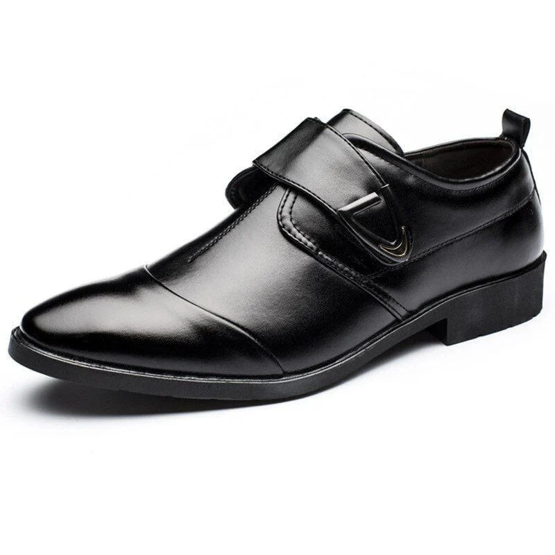 Men's Classic Leather Wingtip Oxfords – Italian-Style Carved Flat Dress Shoes, Casual and Formal, Plus Sizes Available - Image 6
