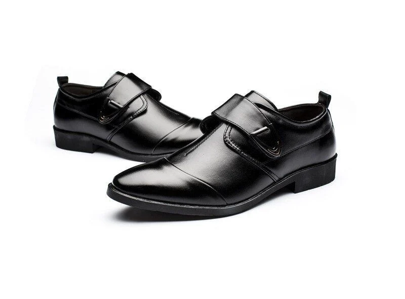 Men's Classic Leather Wingtip Oxfords – Italian-Style Carved Flat Dress Shoes, Casual and Formal, Plus Sizes Available - Image 8