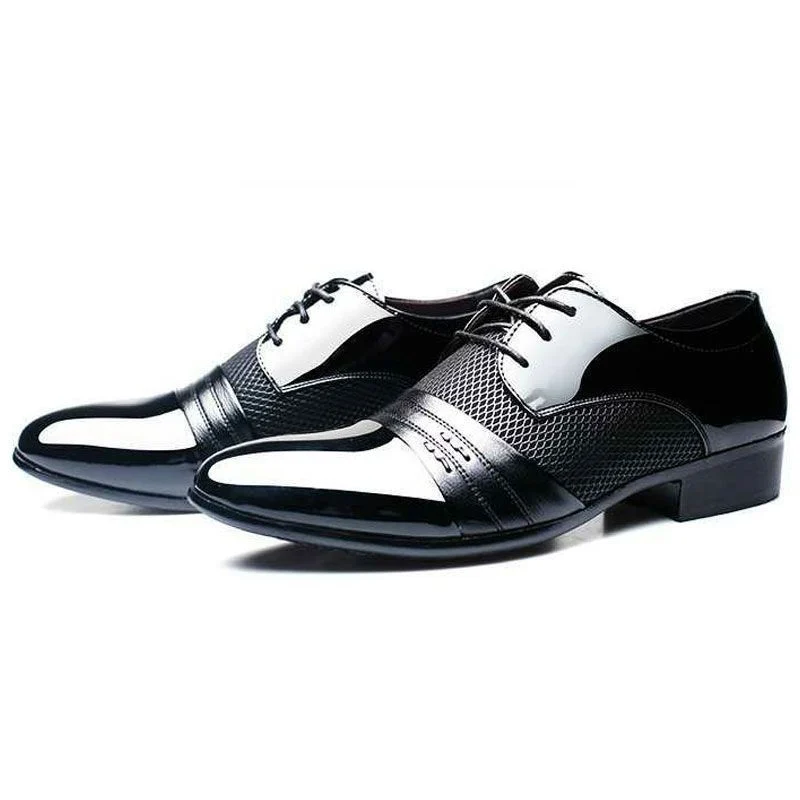 utumn Men Classic Oxford Dress Shoes - Business Lace-Up Formal Office Shoes for Men - Image 5
