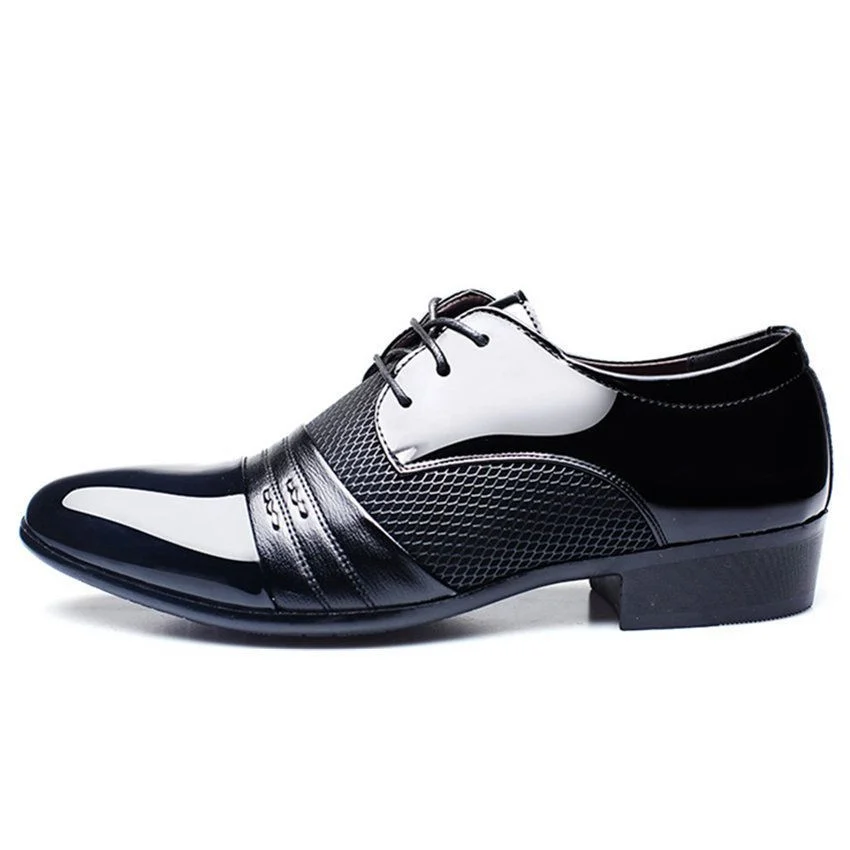 utumn Men Classic Oxford Dress Shoes - Business Lace-Up Formal Office Shoes for Men - Image 2