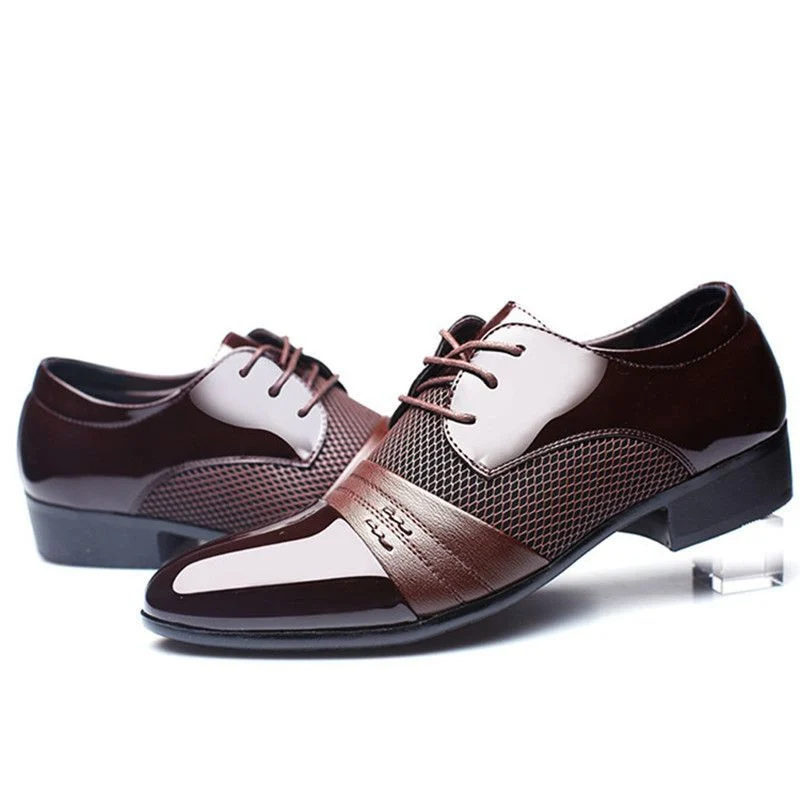 utumn Men Classic Oxford Dress Shoes - Business Lace-Up Formal Office Shoes for Men - Image 4