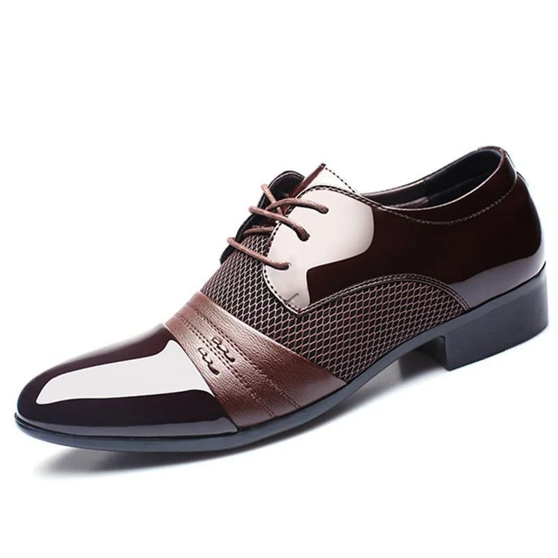 utumn Men Classic Oxford Dress Shoes - Business Lace-Up Formal Office Shoes for Men - Image 7