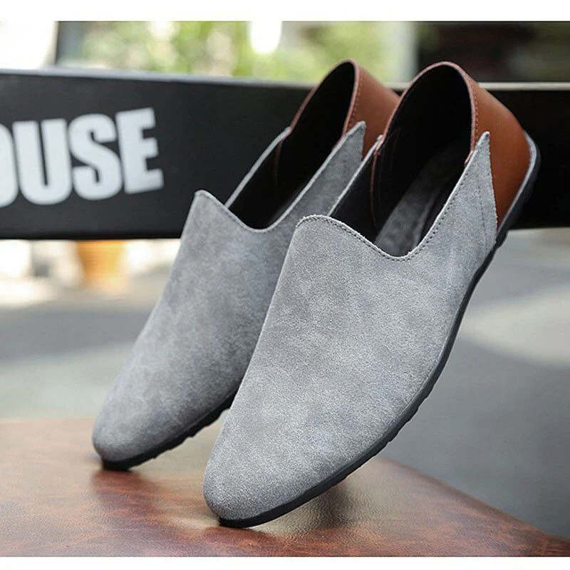 Merkmak Big Size Genuine Leather Slip-On Loafers - Casual Spring & Autumn Moccasins for Men - Image 6