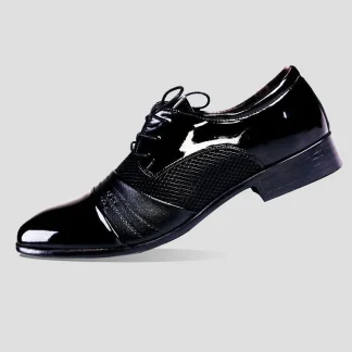 New Arrival Lace-Up Men's Dress Shoes - High-Quality Elegant Formal Wedding and Business Shoes