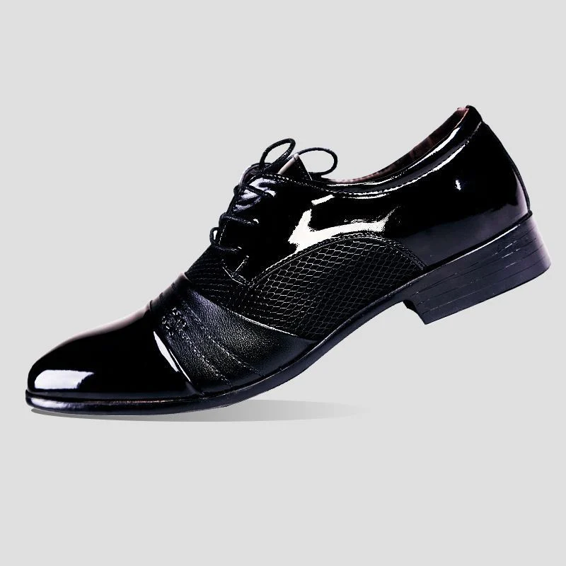 New Arrival Lace-Up Men's Dress Shoes - High-Quality Elegant Formal Wedding and Business Shoes
