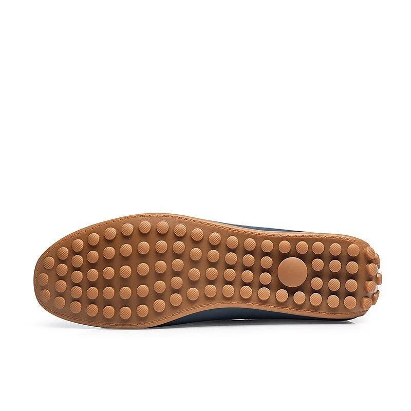 Genuine Leather Slip-On Boat Shoes - Luxury Italian Designer Loafers for Men - Image 5
