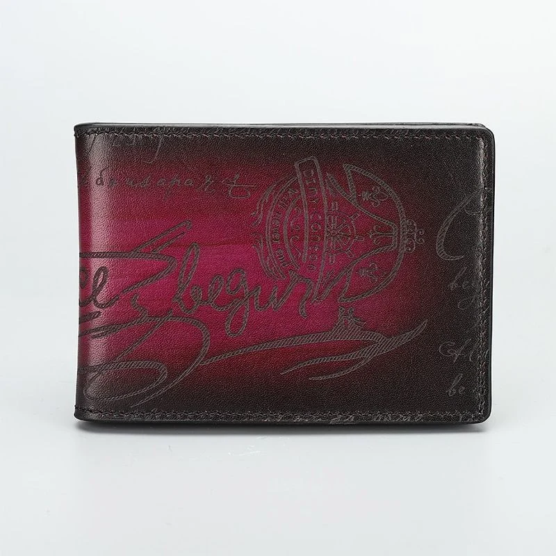 Saigon-Leather Elegance Carved Leather Wallet W723 - Image 8