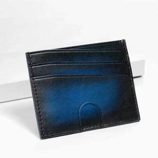 Saigon-Leather Handcrafted Patina Card Holder C101
