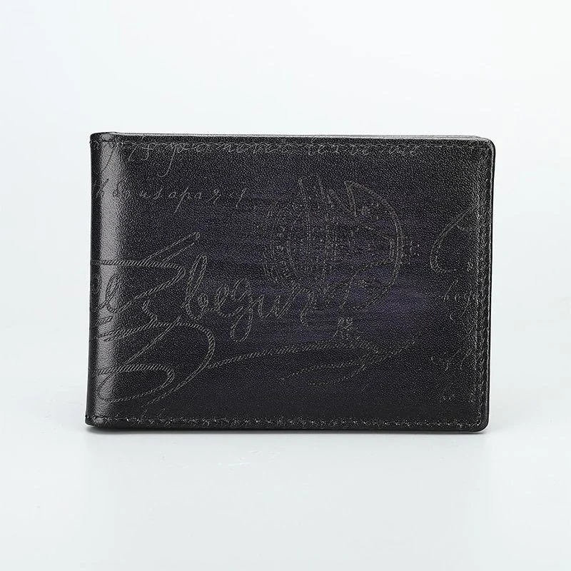 Saigon-Leather Elegance Carved Leather Wallet W723 - Image 5