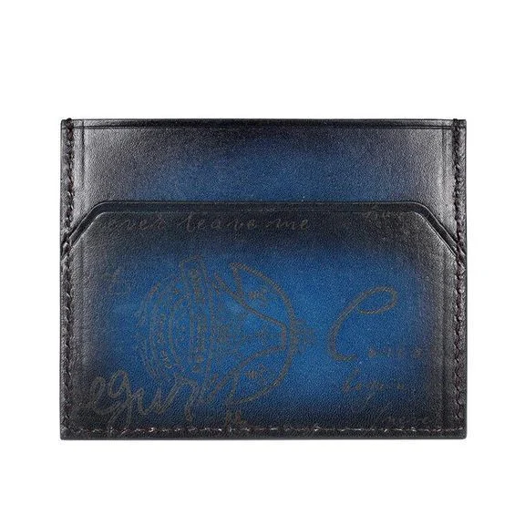 Saigon-Leather Handcrafted Patina Card Holder C101 - Image 2