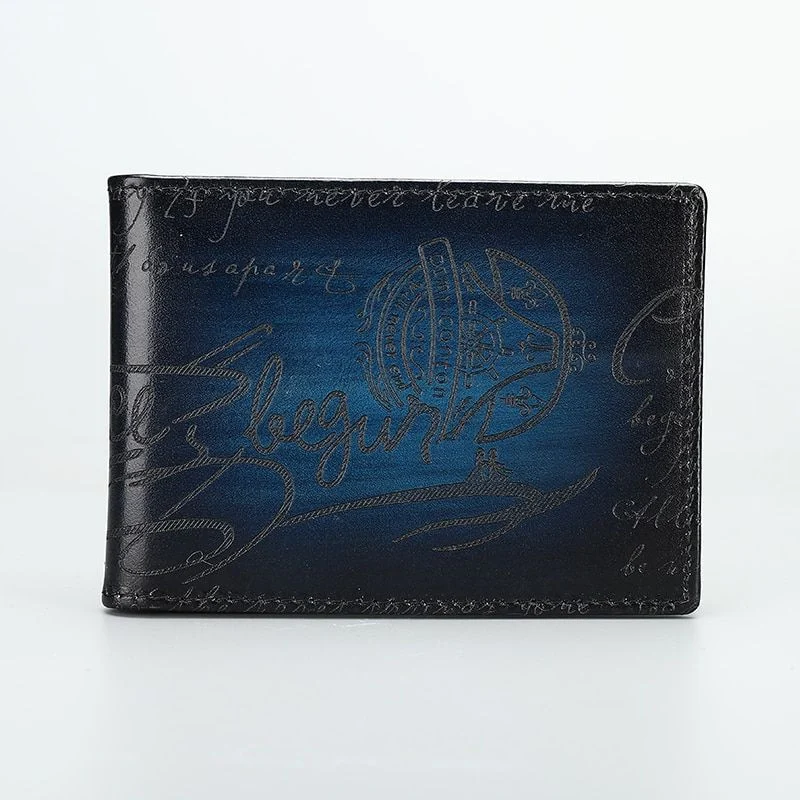 Saigon-Leather Elegance Carved Leather Wallet W723 - Image 7