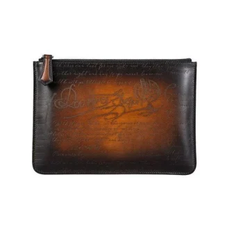 Artfully Hand-Carved Leather Handbag by Saigon-leather.com HB526