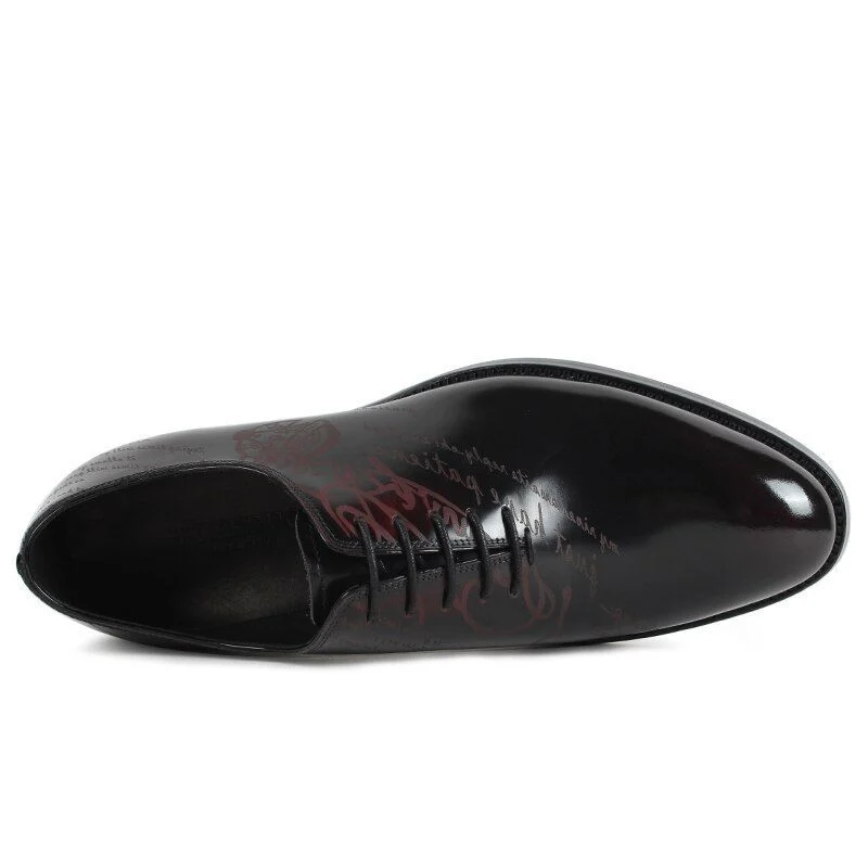 Classic Vintage Blake Stitch Leather Dress Shoes - Genuine Calf Leather Formal Footwear for Men - Image 4