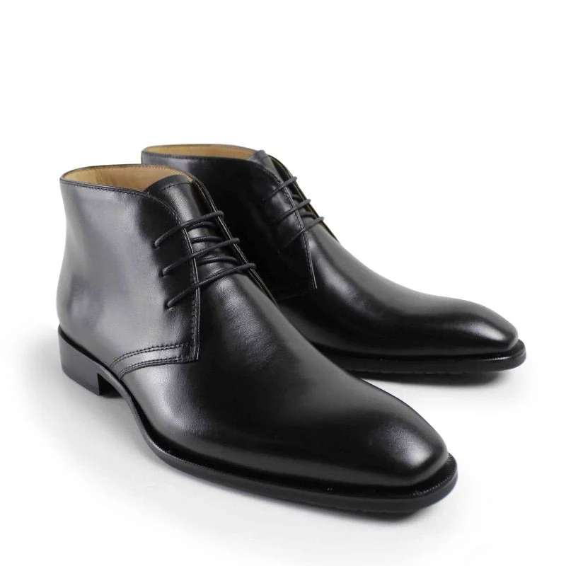 New Military Boot Male Leather Bota Masculina Fashion Casual Luxury Black High Ankle Winter Snow Handmade Men Boots - Image 5