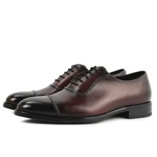 Hot Handmade Italian Designer Vintage Oxford Shoes - Genuine Leather Dress Shoes for Men