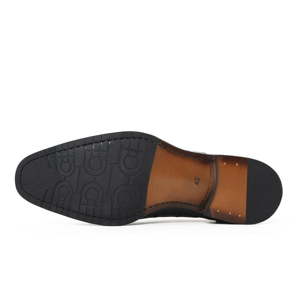 Handcrafted Italian Crocodile Leather Oxford Shoes – Genuine Luxury for Men - Image 6