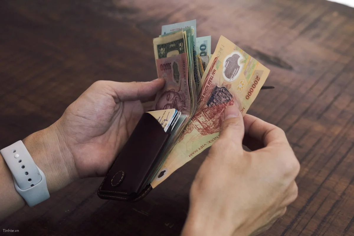 Slim Genuine Leather Front Pocket Wallet – Handmade by Saigon Leather - Image 3
