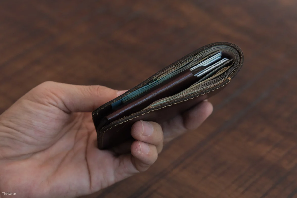 Slim Genuine Leather Front Pocket Wallet – Handmade by Saigon Leather - Image 19