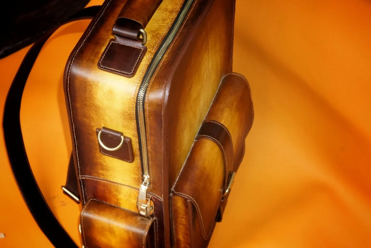 Handcrafted Carved Leather Backpack for Men - The Perfect Gift - Image 4