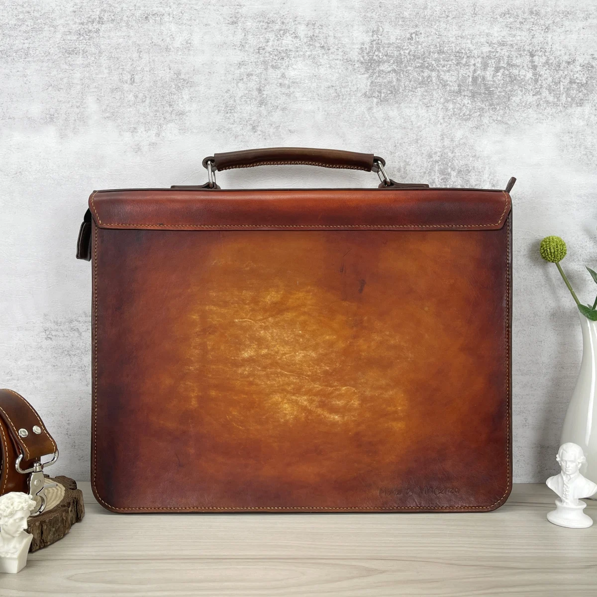 Saigon Leather’s Customizable Artfully Engraved Leather Briefcase – A Perfect Gift - Image 2