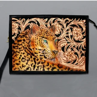 Hand-Carved Leather Handbag by Saigon-Leather.com HB511