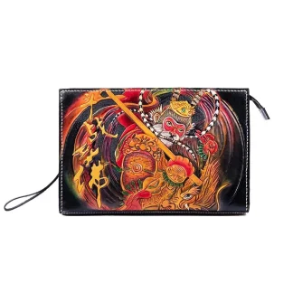 Hand-Carved Leather Handbag by Saigon-Leather.com HB514