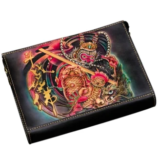 Hand-Carved Leather Handbag by Saigon-Leather.com HB515