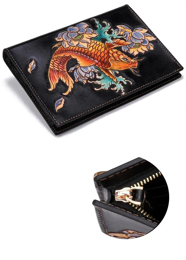 Custom Engraved Leather Handbag - Made by Saigon-leather.com HB516 - Image 2