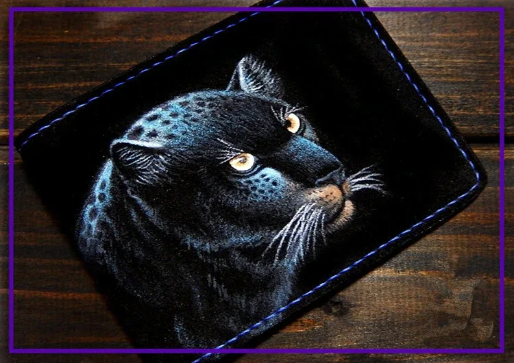 Saigon-Leather Elegance Carved Leather Wallet W704 - Image 2