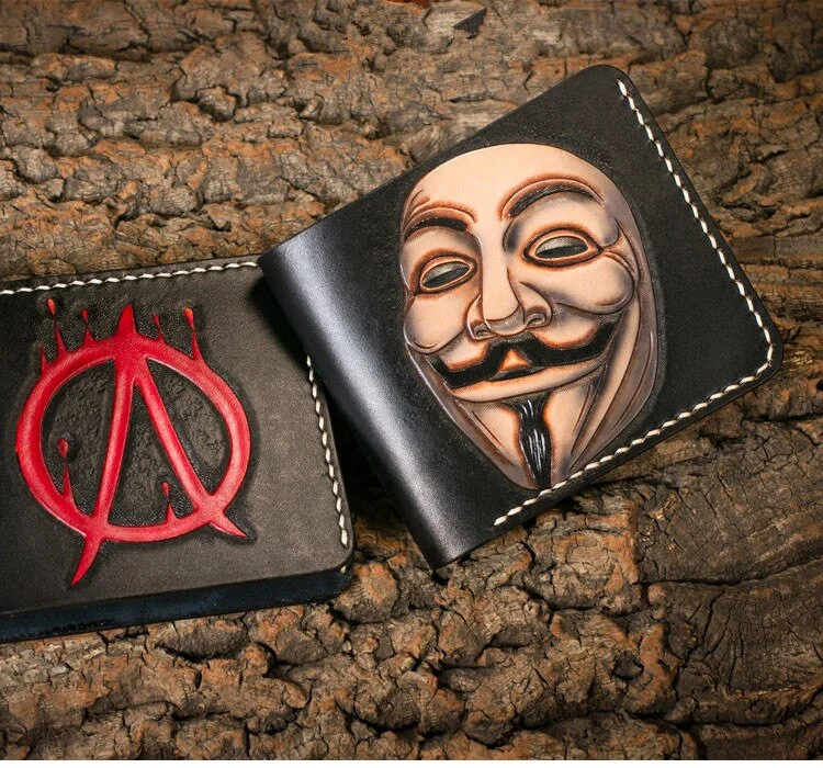 Saigon Leather Timeless Engraved Wallet W710 - Image 3