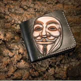 Saigon Leather Timeless Engraved Wallet W710