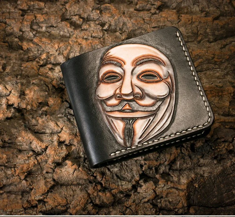 Saigon Leather Timeless Engraved Wallet W710