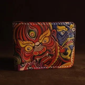 Saigon Leather Timeless Engraved Wallet W716
