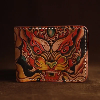 Saigon Leather Timeless Engraved Wallet W716 - Image 6