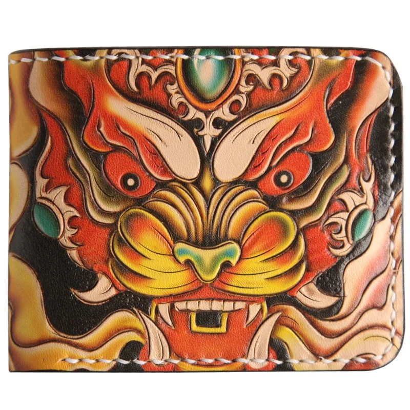 Saigon Leather Timeless Engraved Wallet W716 - Image 5