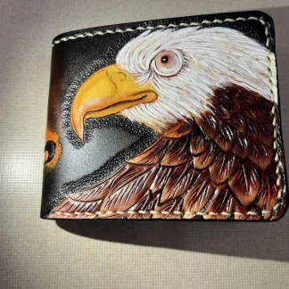 Saigon Leather Masterpiece Engraved Leather Wallet W717