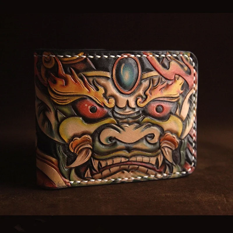 Saigon Leather Timeless Engraved Wallet W716 - Image 3