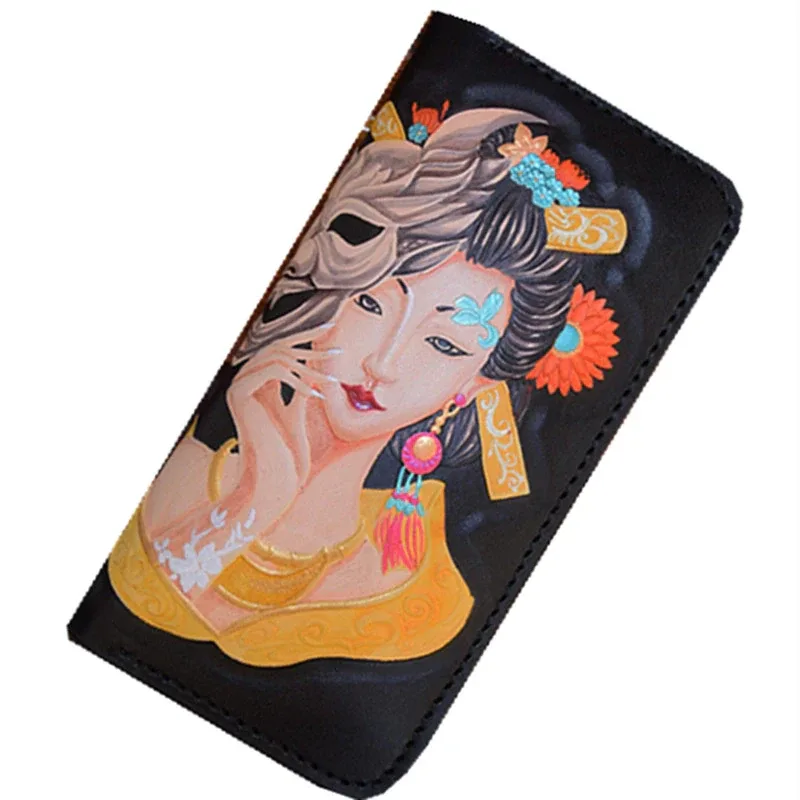 Saigon-Leather Custom Engraved Long Wallet E702 - Image 4