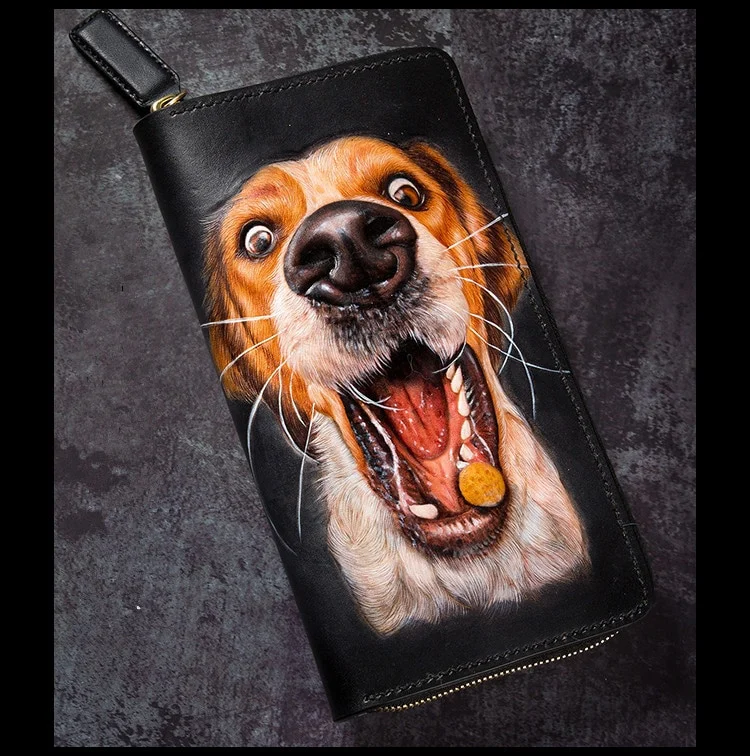 Saigon-Leather Personalized Engraved Leather Wallet E708 - Image 3