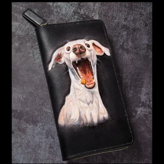 Saigon-Leather Personalized Engraved Leather Wallet E708