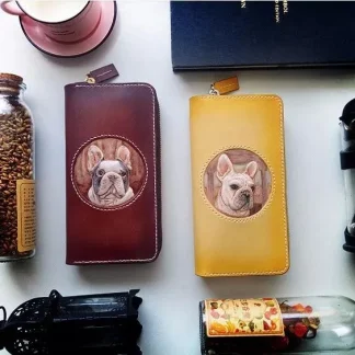 Artisan Handcrafted Custom Engraved Long Wallet – Saigon Leather E712